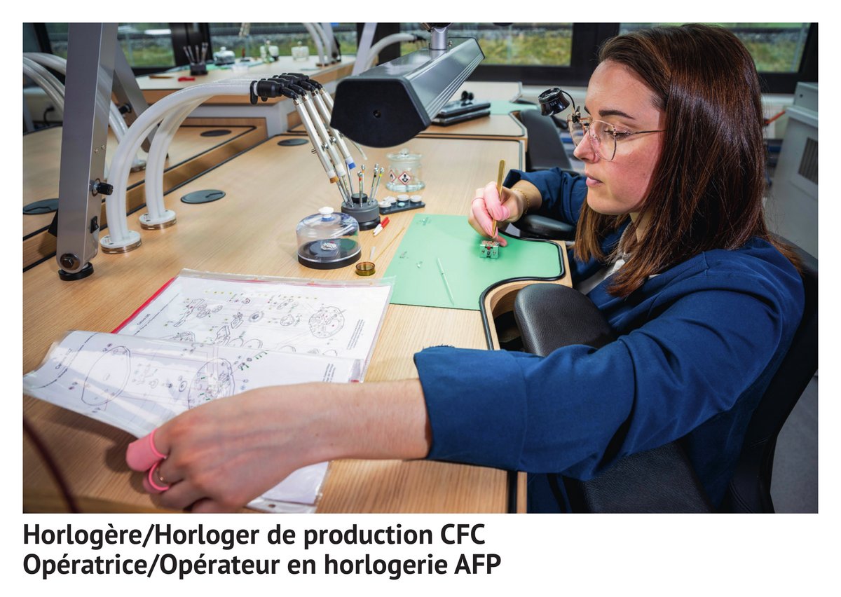 Horlogère/horloger de production CFC, opératrice/opérateur en horlogerie AFP