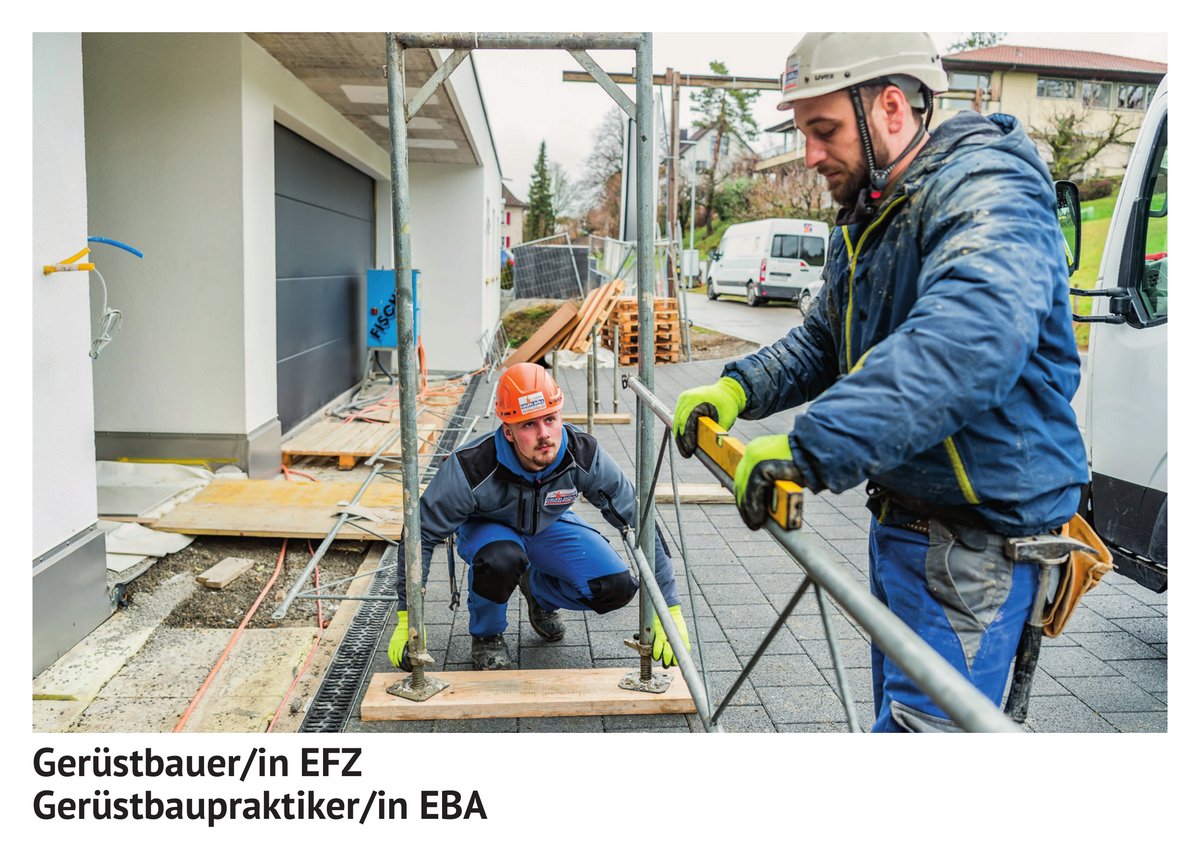 Gerüstbauer / Gerüstbauerin EFZ, Gerüst­bau­praktiker / Gerüst­bau­praktikerin EBA