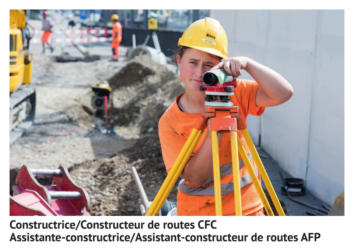 Cons­truc­tri­ce/cons­truc­teur de rou­tes CFC, as­sis­tan­te-cons­truc­tri­ce/as­sis­tan­te-cons­truc­teur de routes AFP