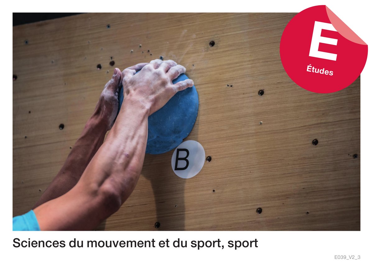 Sciences du mouvement et du sport, sport (Études)