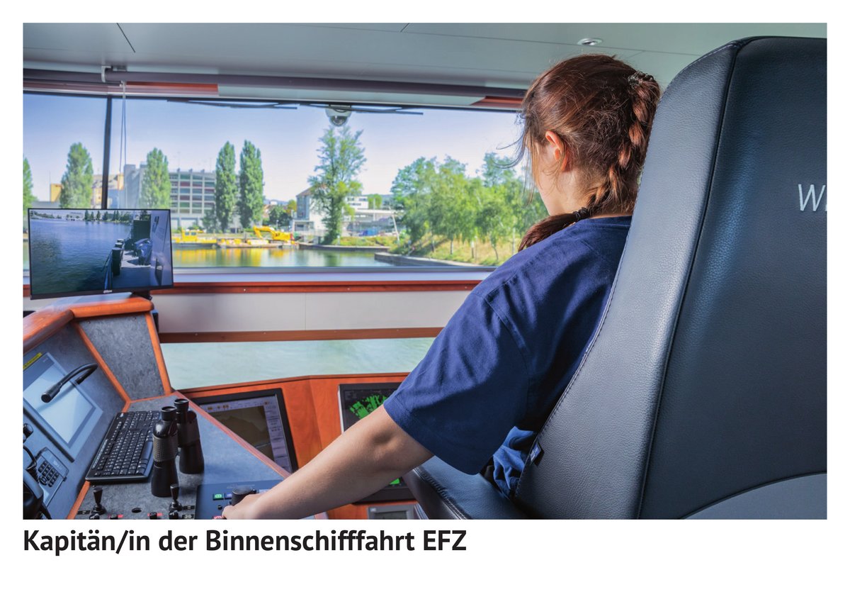 Ka­pi­tän­ / Ka­pi­tän­in der Bin­nen­schiff­fahrt EFZ