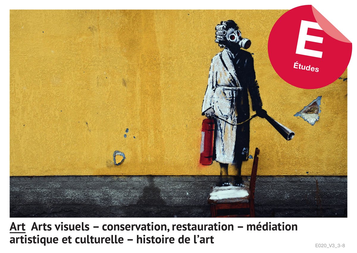 Art : arts visuels - conservation, restauration - médiation artistique et culturelle - histoire de l'art (Etudes)