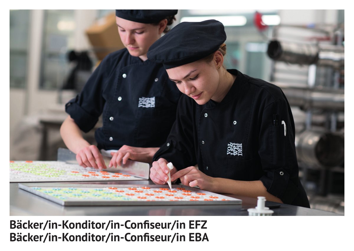 Bäcker-Konditor-Confiseur / Bäckerin-Konditorin-Confiseurin EFZ, Bäcker-Konditor-Confiseur / Bäckerin-Konditorin-Confiseurin EBA