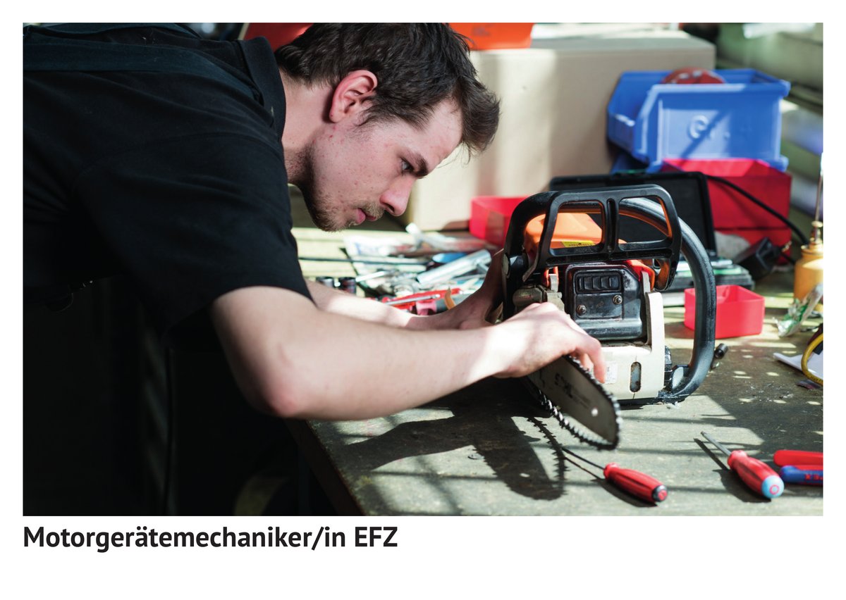 Motor­geräte­mechaniker / Motor­geräte­mechanikerin EFZ