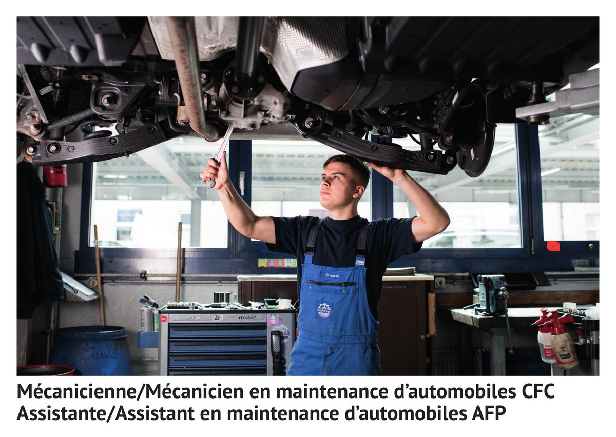 Mécanicienne/mécanicien en maintenance d'automobiles CFC, assistante/assistant en maintenance d'automobiles AFP