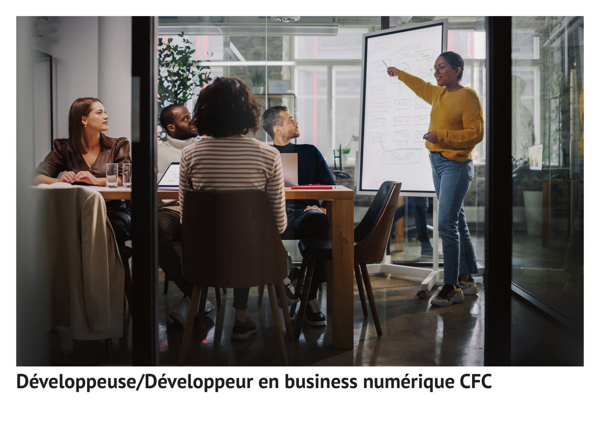 Développeuse/développeur de business numérique CFC