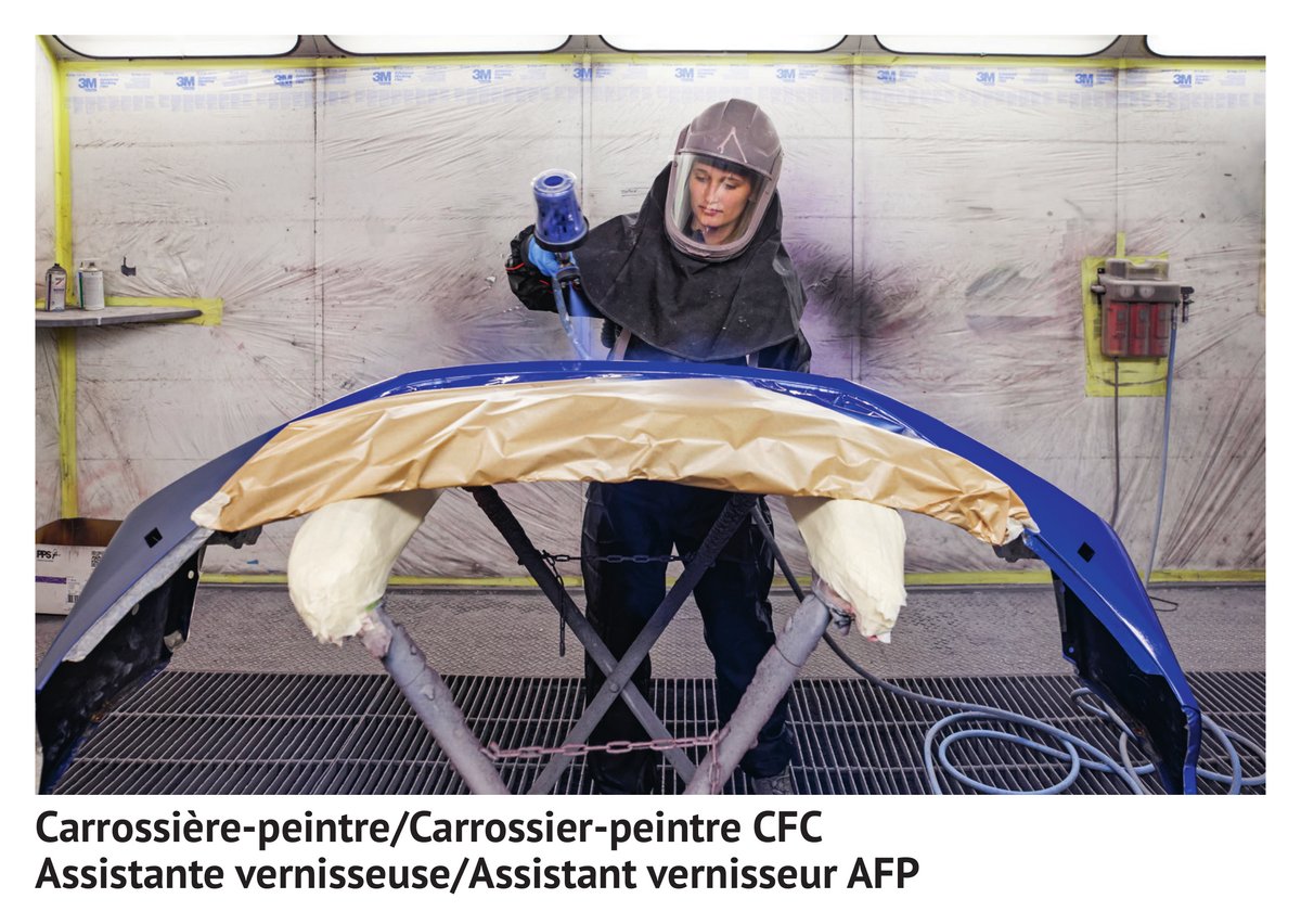 Carrossière-/carrossier-peintre CFC, assistante vernisseuse/assistant vernisseur AFP