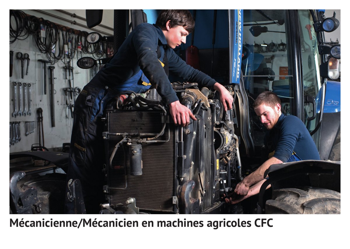 Mécanicienne/mécanicien en machines agricoles CFC