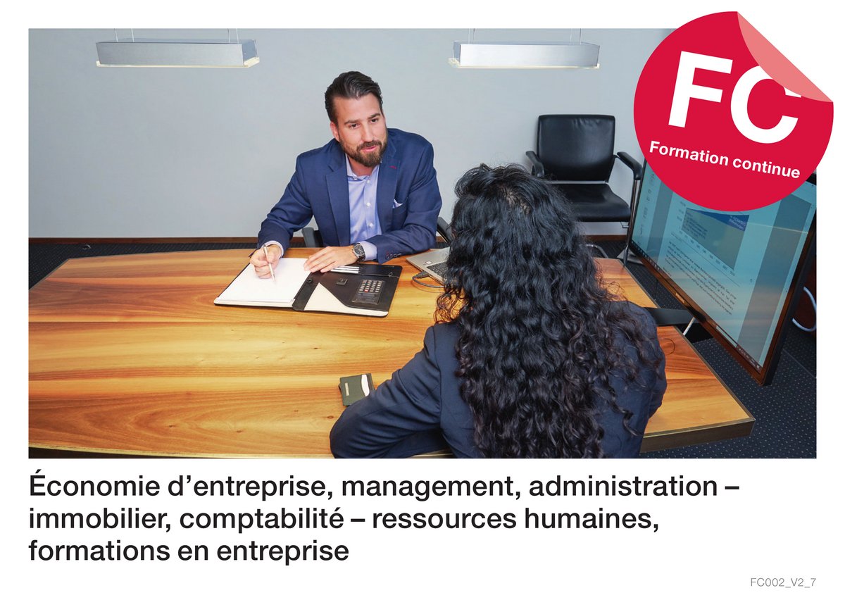 Économie d'entreprise, management, administration - immobilier, comptabilité - ressources humaines, formations en entreprise (Formation continue)