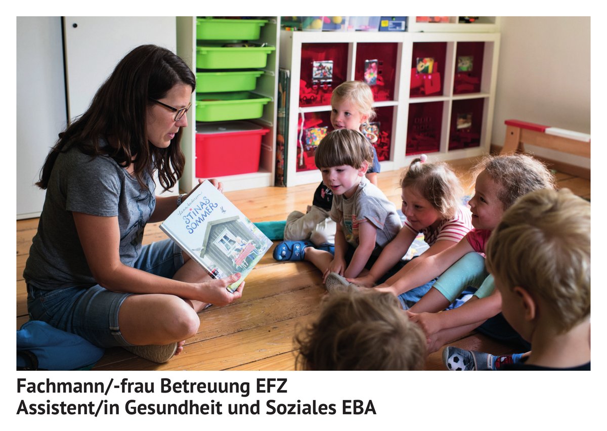 Fach­mann / Fachfrau Be­treu­ung EFZ, Assistent / Assistentin Gesundheit und Soziales EBA