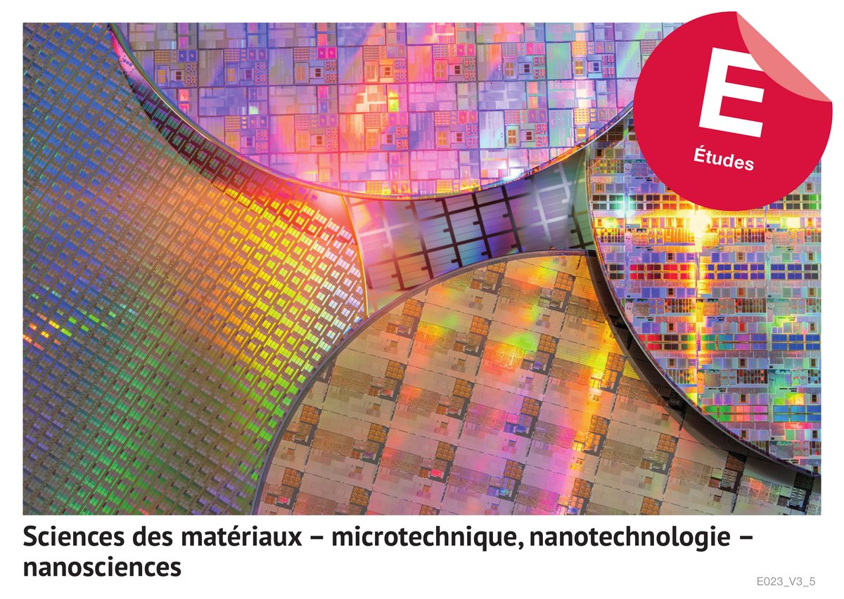 Sciences des matériaux – microtechnique, nanotechnologie - nanosciences (Etudes)