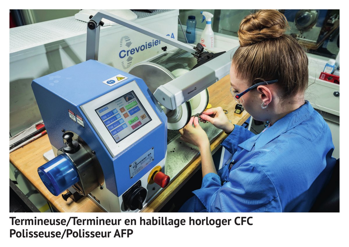 Termineuse/termineur en habillage horloger CFC, polisseuse/polisseur AFP