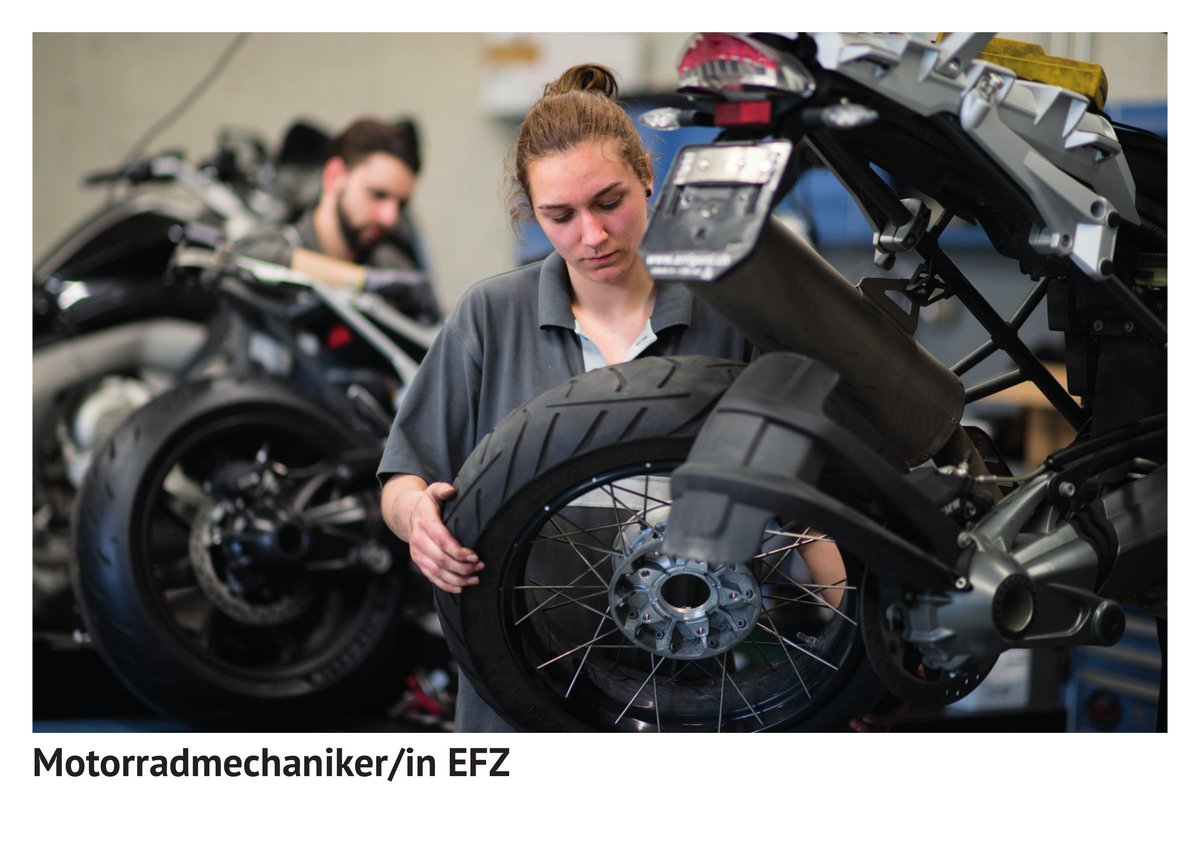 Motor­rad­mechaniker / Motor­rad­mechanikerin EFZ