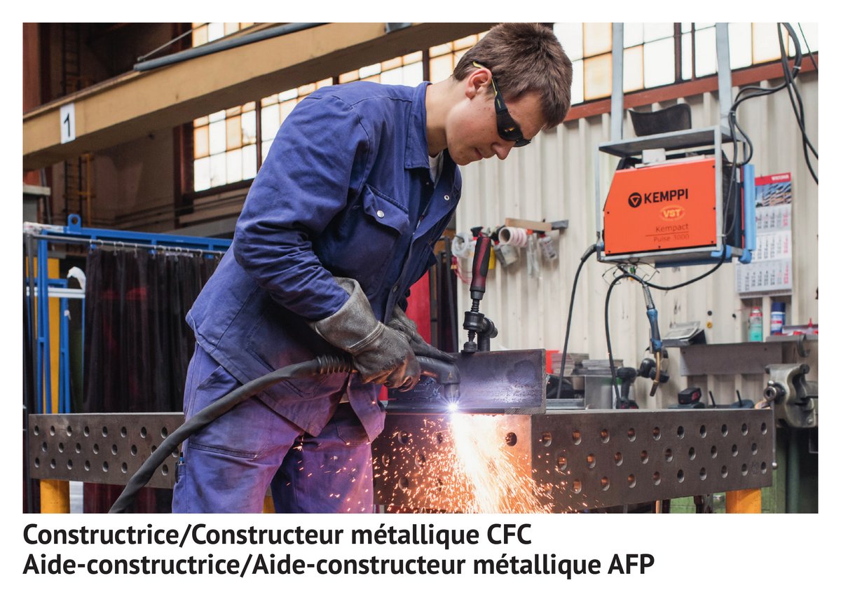 Constructrice/constructeur métallique CFC, aide-constructrice/-constructeur métallique AFP