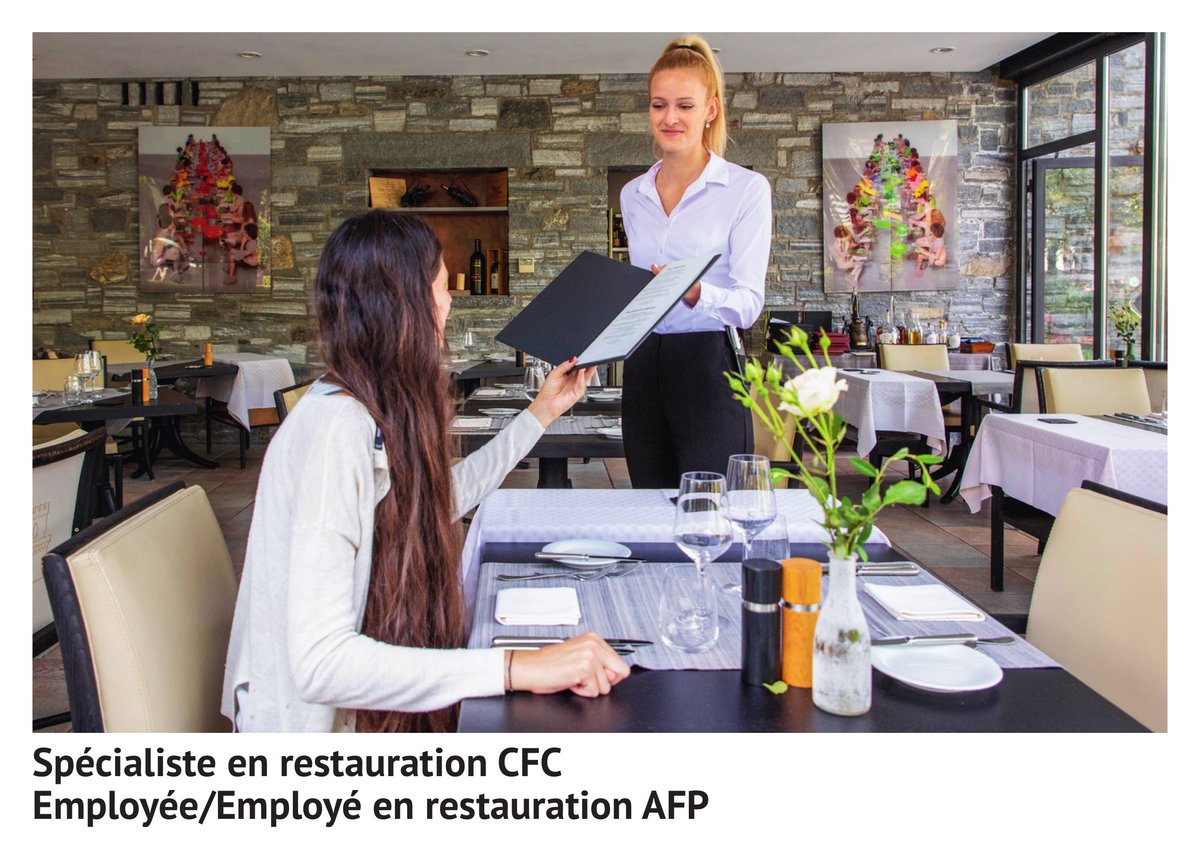 Spécialiste en restauration CFC, employée/employé en restauration AFP