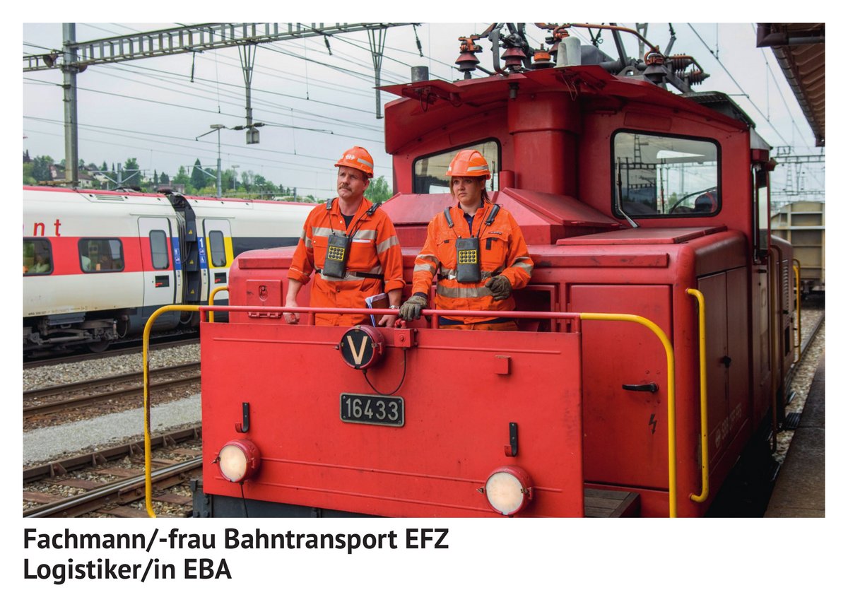 Fachmann / Fachfrau Bahntransport EFZ, Logistiker / Logistikerin EBA