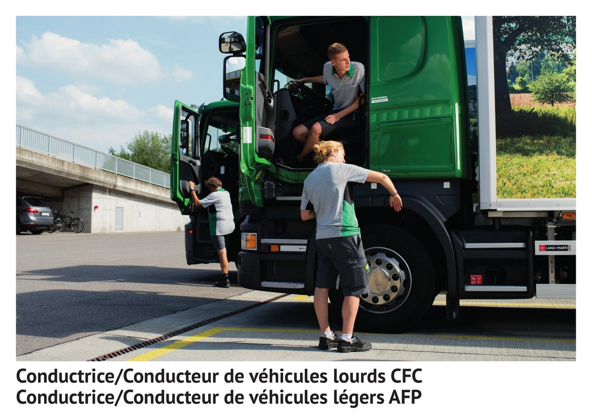 Conductrice/conducteur de véhicules lourds CFC, conductrice/conducteur de véhicules légers AFP