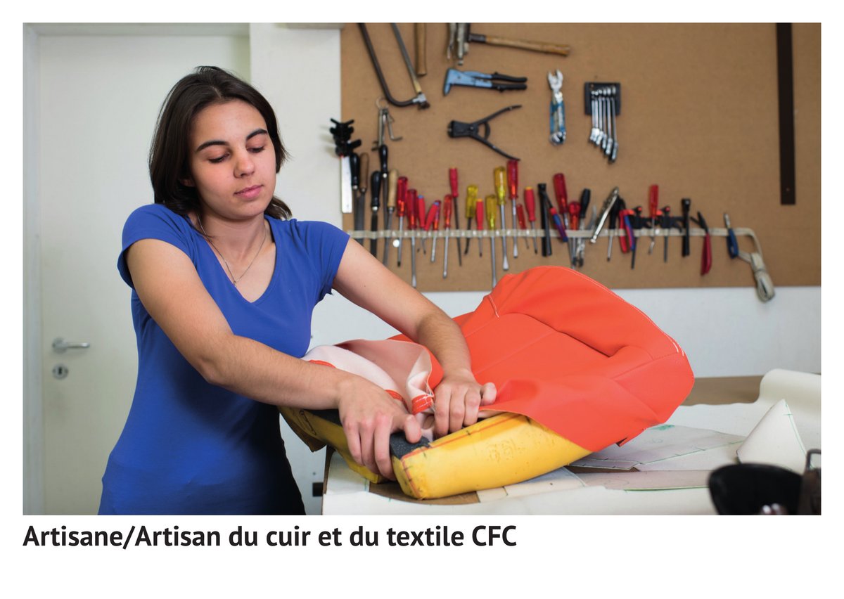 Arti­san­ne/arti­san du cuir et du tex­ti­le CFC