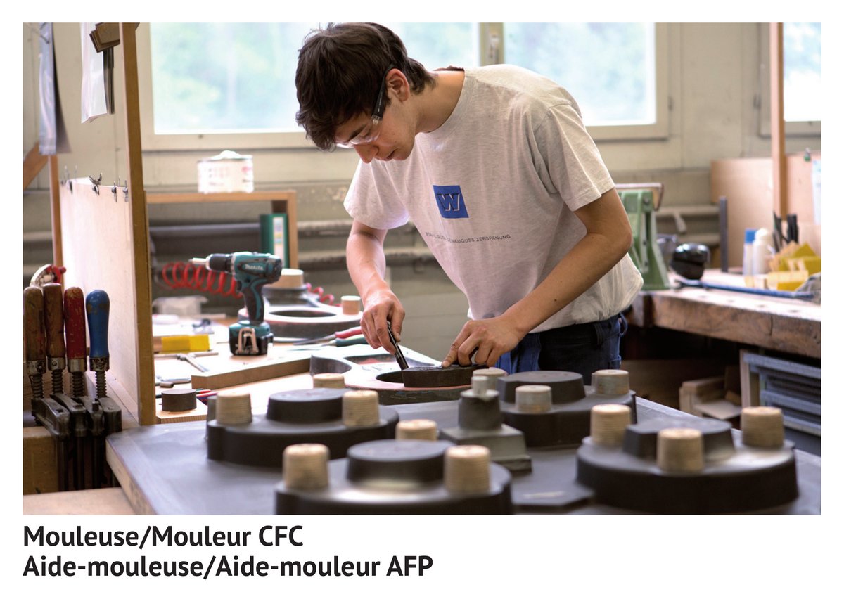 Mouleuse/mouleur CFC, aide-mouleuse/mouleur AFP