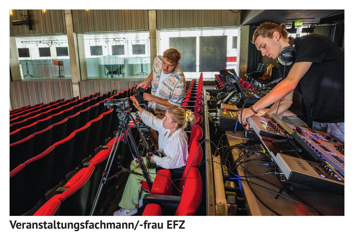 Ver­an­stal­tungs­fach­mann / Ver­an­stal­tungs­fach­frau EFZ