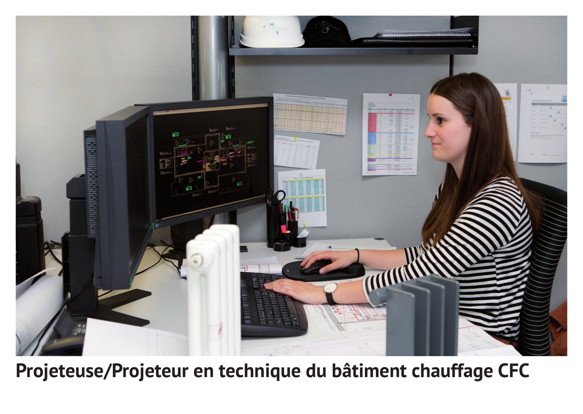 Pro­jet­eu­se/pro­jet­eur en tech­ni­que du bâ­ti­ment chauf­fa­ge CFC