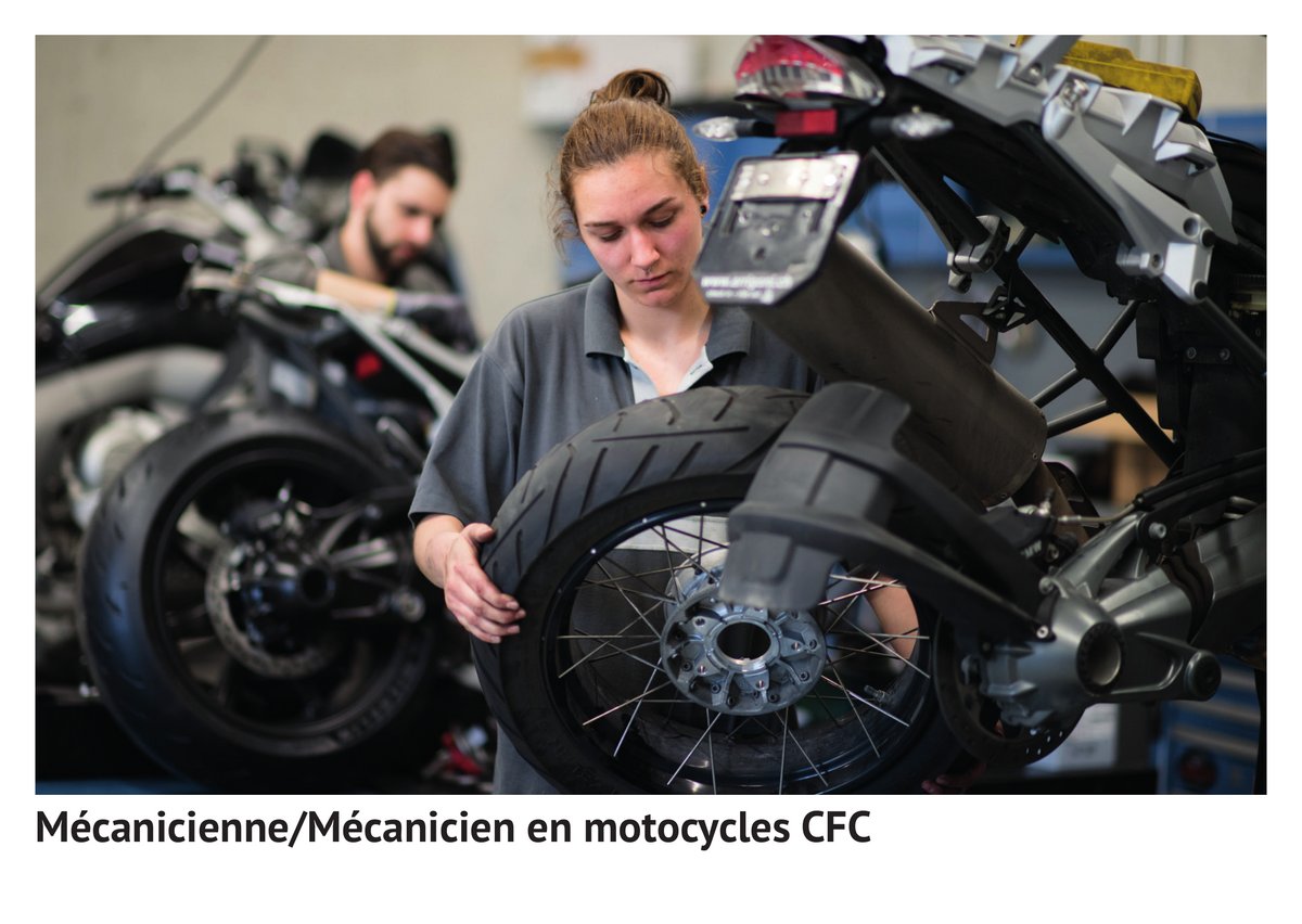 Mécanicienne/mécanicien en motocycles CFC, assistante/assistant en maintenance des deux-roues AFP